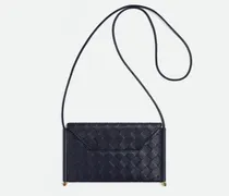 Solstice Handytasche - Blau - Damen - 100 % Kalbsleder