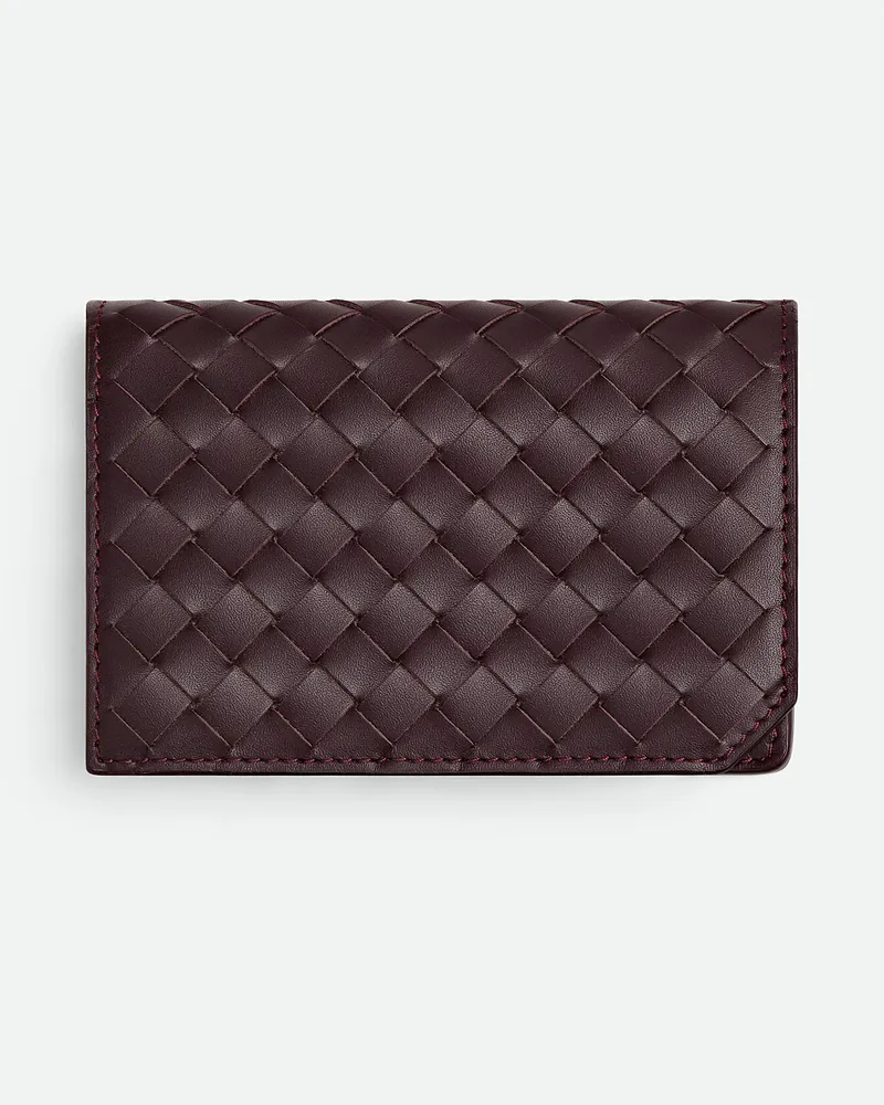 Bottega Veneta Intrecciato Piccolo Visitenkartenetui - Bordeaux - Herren Bordeaux