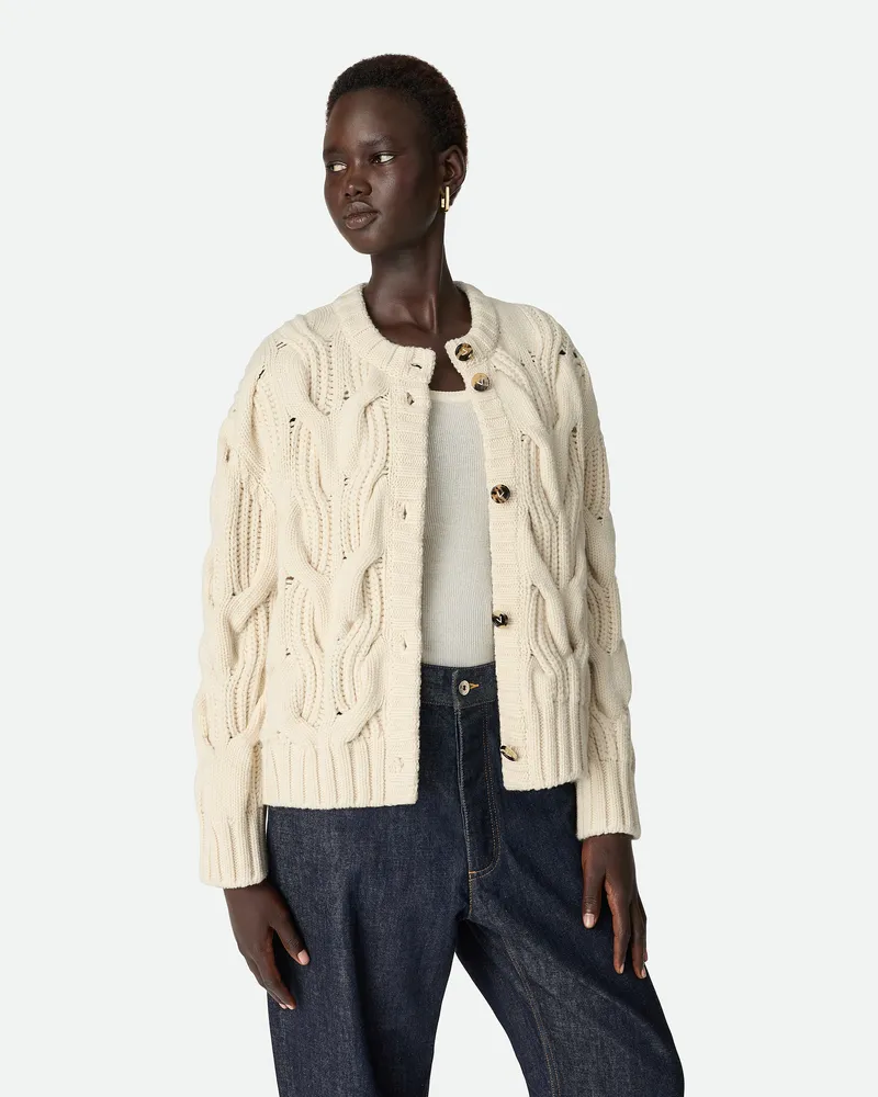 Bottega Veneta Cardigan Aus Wolle String