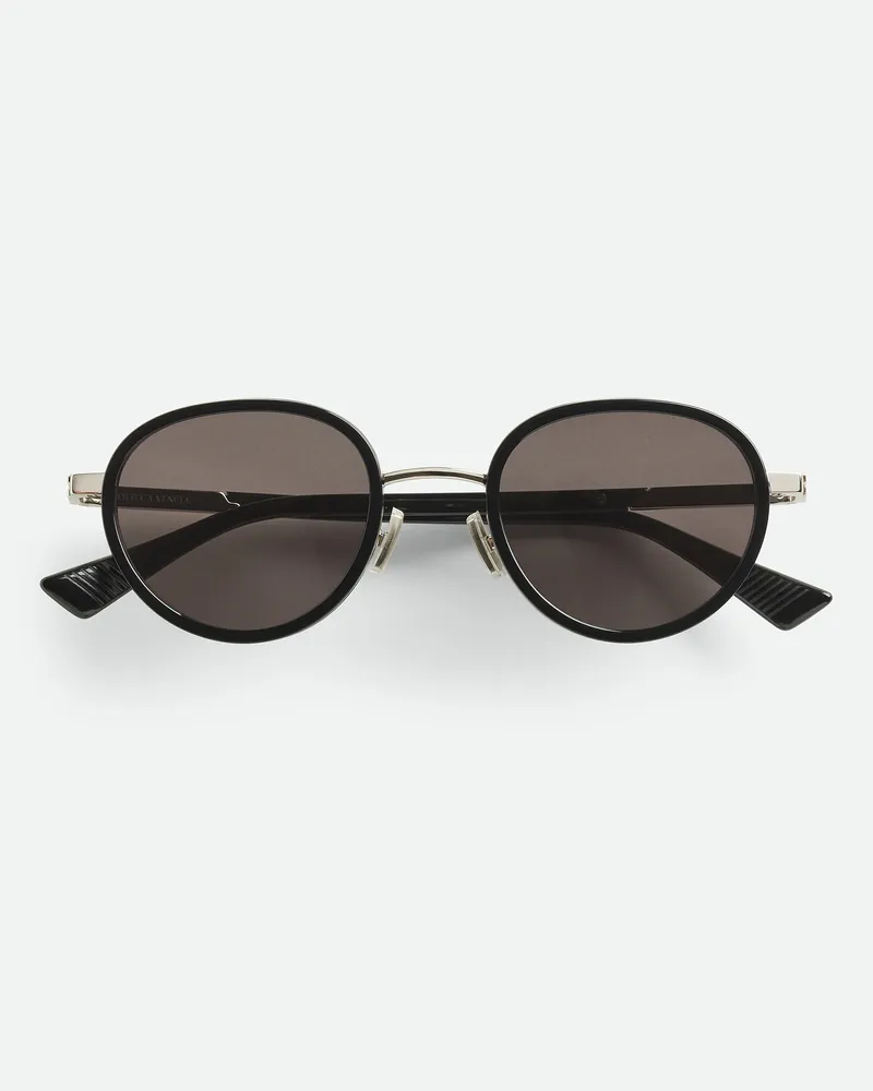 Bottega Veneta Forte Panthos Sonnenbrille - Schwarz - Unisex - 80 % Azetat & 20 % Metall Schwarz