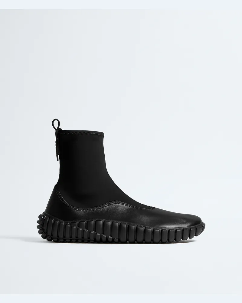 Bottega Veneta Tide Sneaker - Schwarz - Damen 40% Lammleder, 45% Polyamid & 12% Elasthan Schwarz