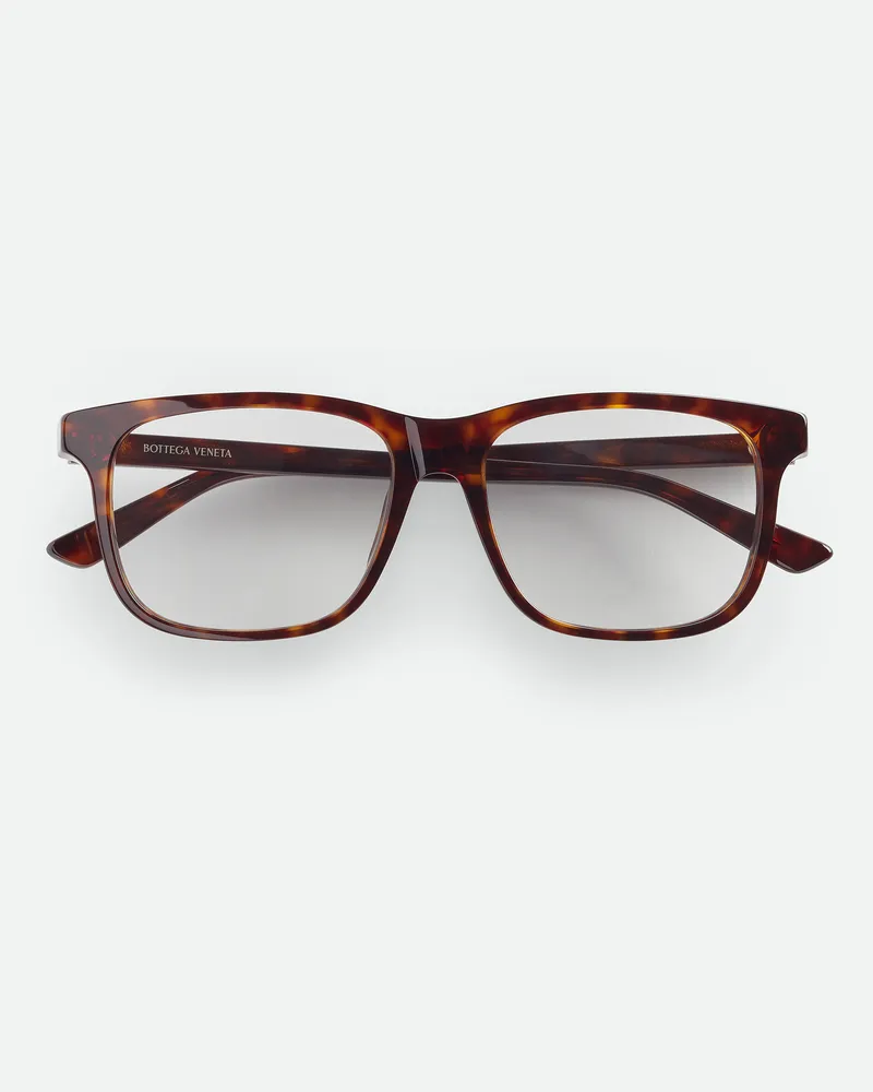 Bottega Veneta Quadratische Classic Brille Havana
