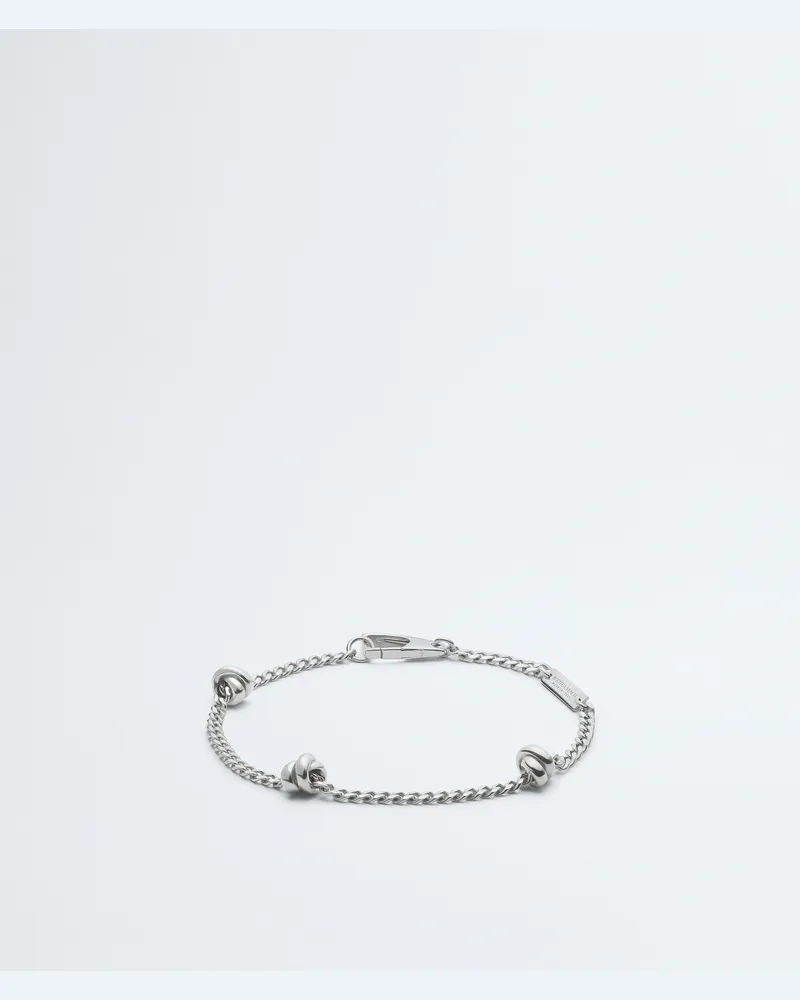 Bottega Veneta Knot Armband-Silber - Herren Silber