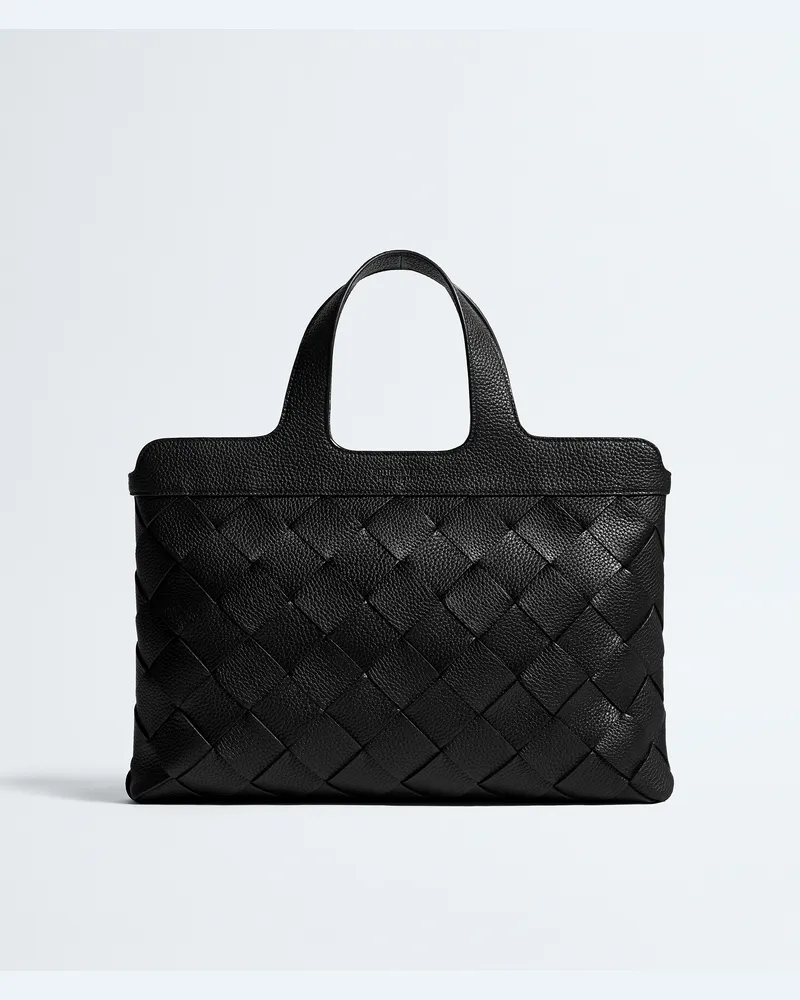 Bottega Veneta Diago Aktentasche-Schwarz - Herren Schwarz