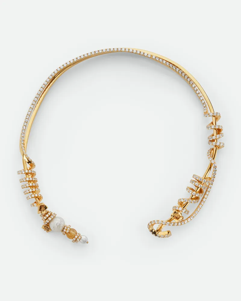 Bottega Veneta Twist Halskette - Gold - Damen Gold