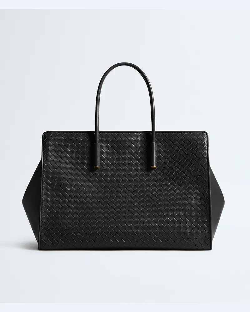 Bottega Veneta Große Barbara Tote Bag - Schwarz - Damen - 100 % Lammleder Schwarz
