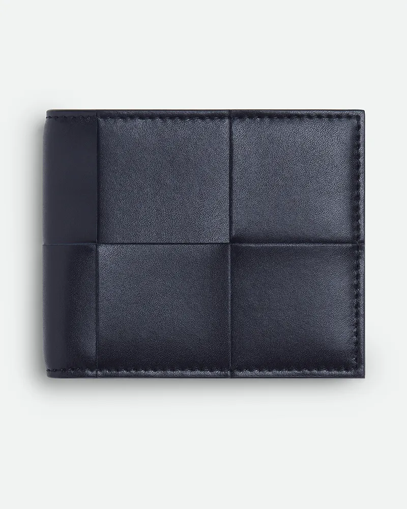 Bottega Veneta Cassette Bi-fold Portemonnaie Nocturnal