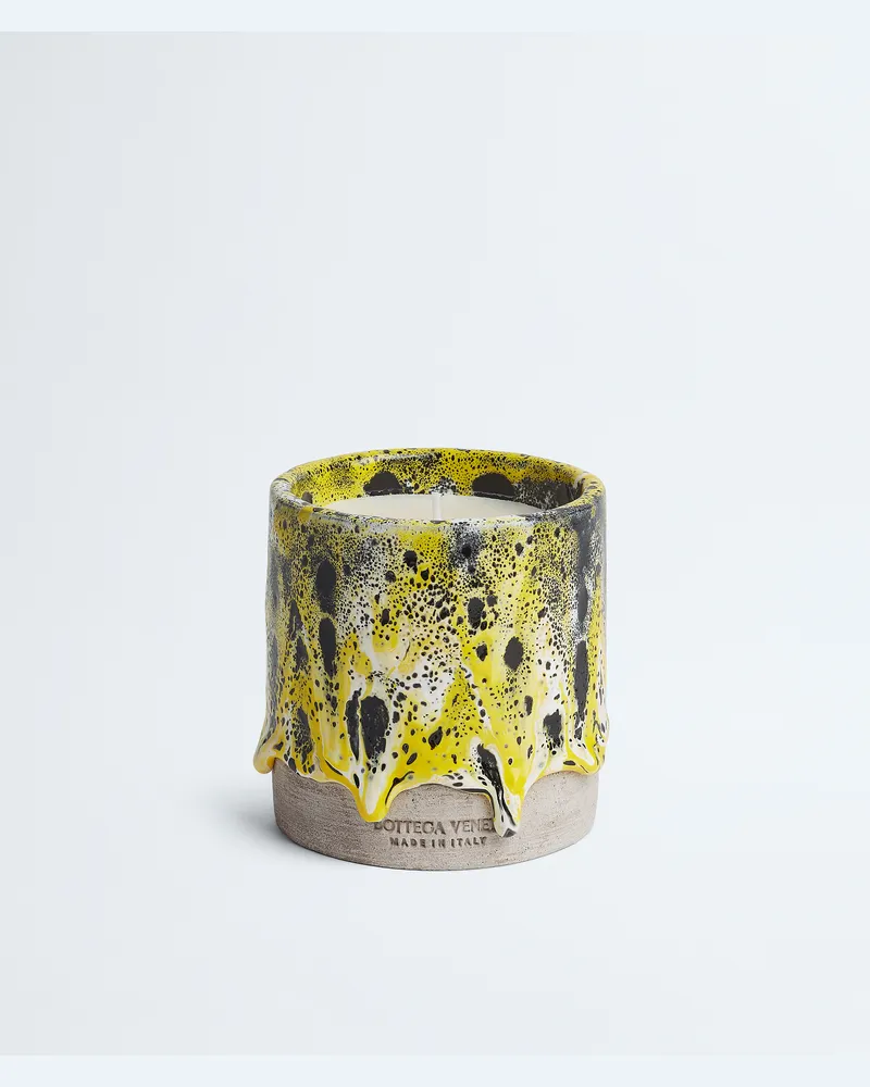Bottega Veneta Lantern Glaze Kerze-Gelb - Unisex Gelb