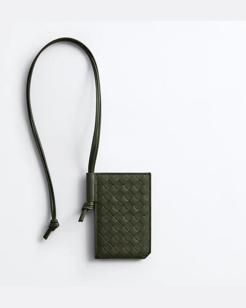 Bottega Veneta Intrecciato Piccolo Ausweisetui-Grün - Herren Grün