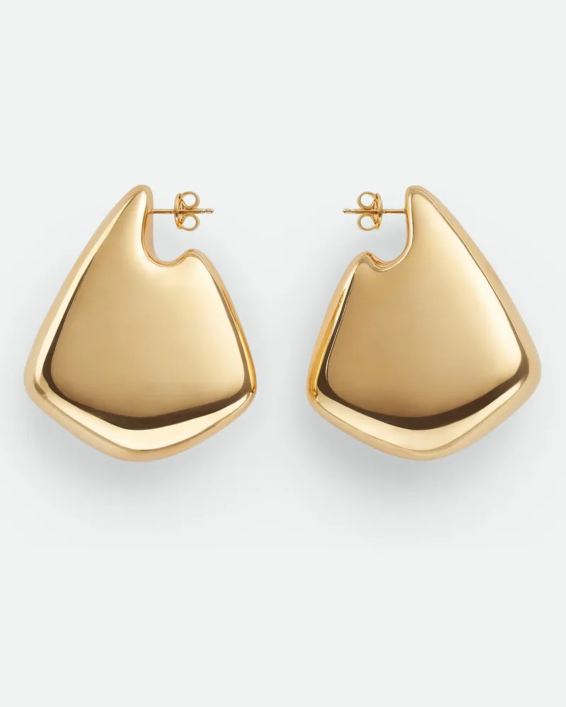 Bottega Veneta Große Fin Ohrringe - Gold - Damen Gold