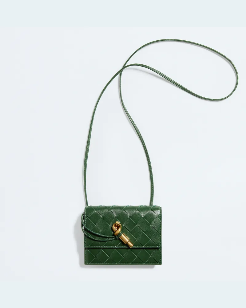 Bottega Veneta Andiamo Ausweisetui-Grün - Damen Grün