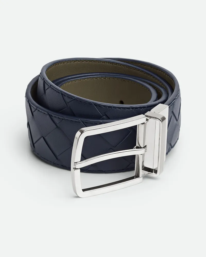 Bottega Veneta Intrecciato Gürtel Abyss