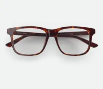 Quadratische Classic Brille-Braun - Unisex