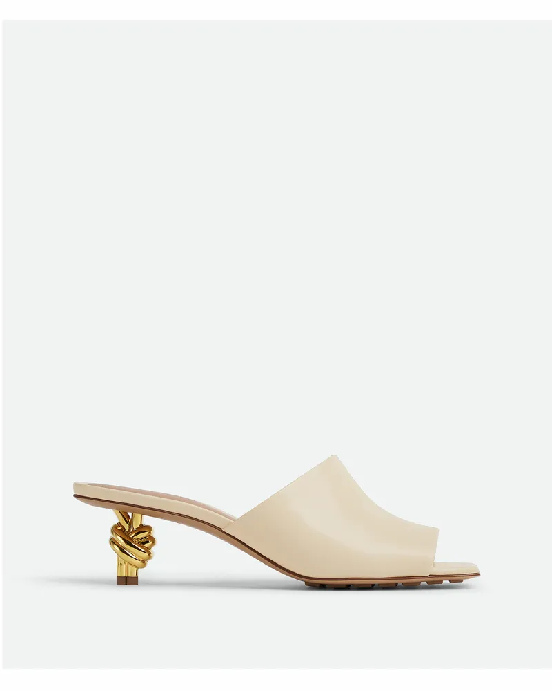 Bottega Veneta Knot Mules - Weiß - Damen Weiß