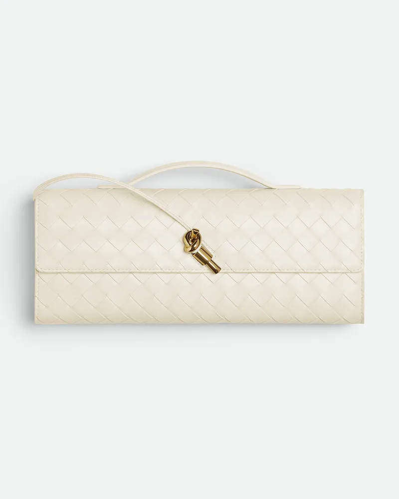 Bottega Veneta Andiamo Clutch - Weiß - Damen Weiß