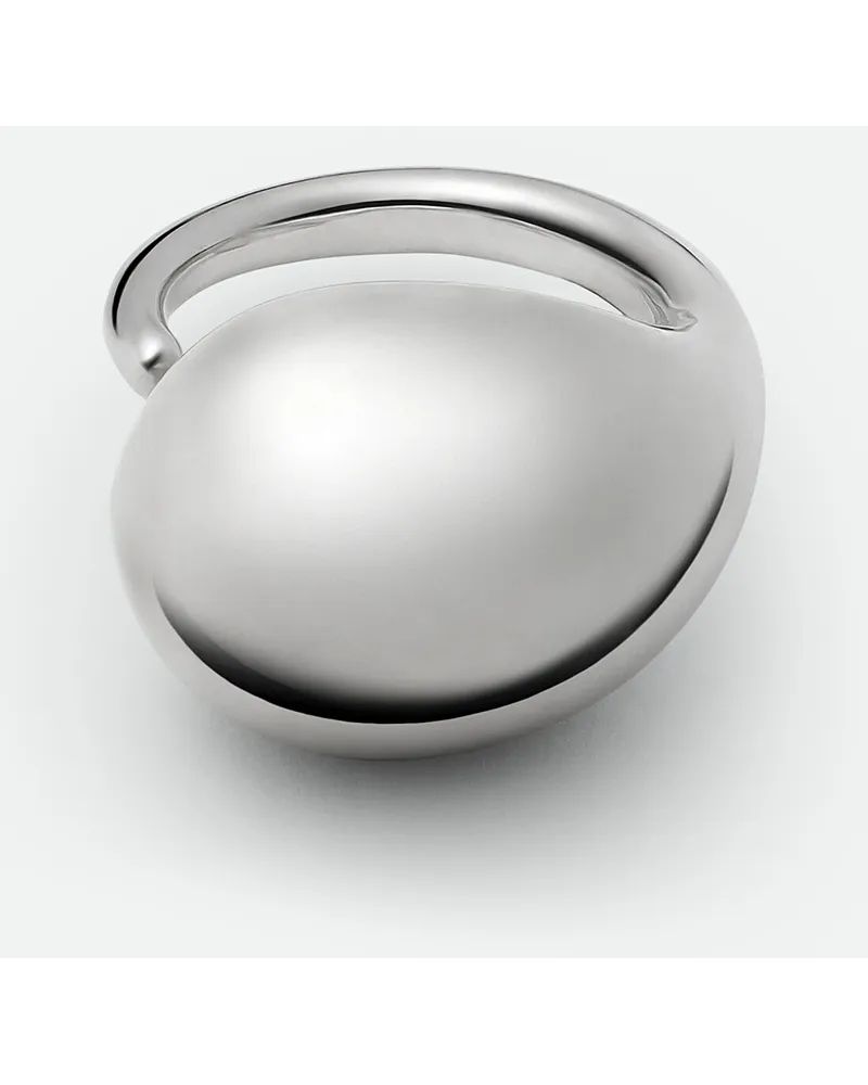 Bottega Veneta Drop Ring Silver