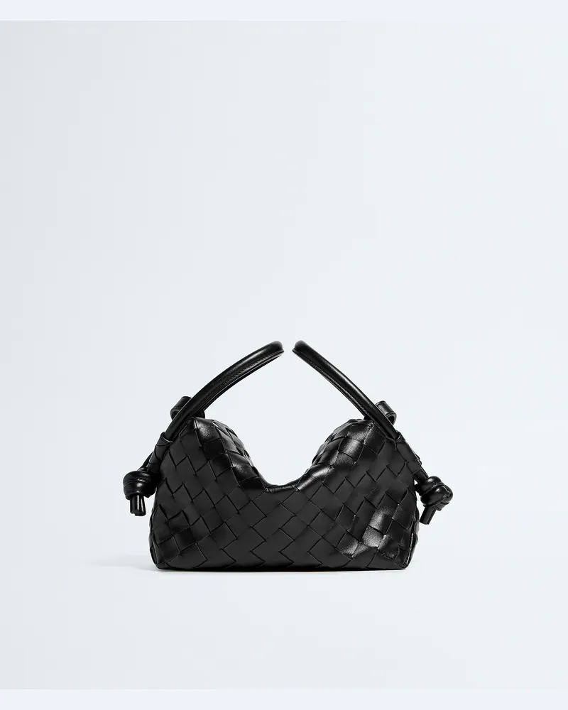 Bottega Veneta Top Handle Loop - Schwarz - Damen - 100% Kalbsleder Schwarz