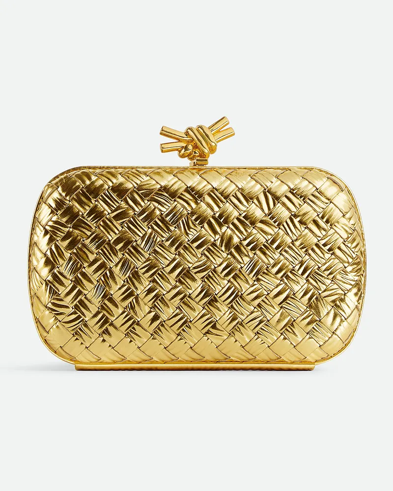 Bottega Veneta Knot - Gold - Damen - 100% Kalbsleder Gold