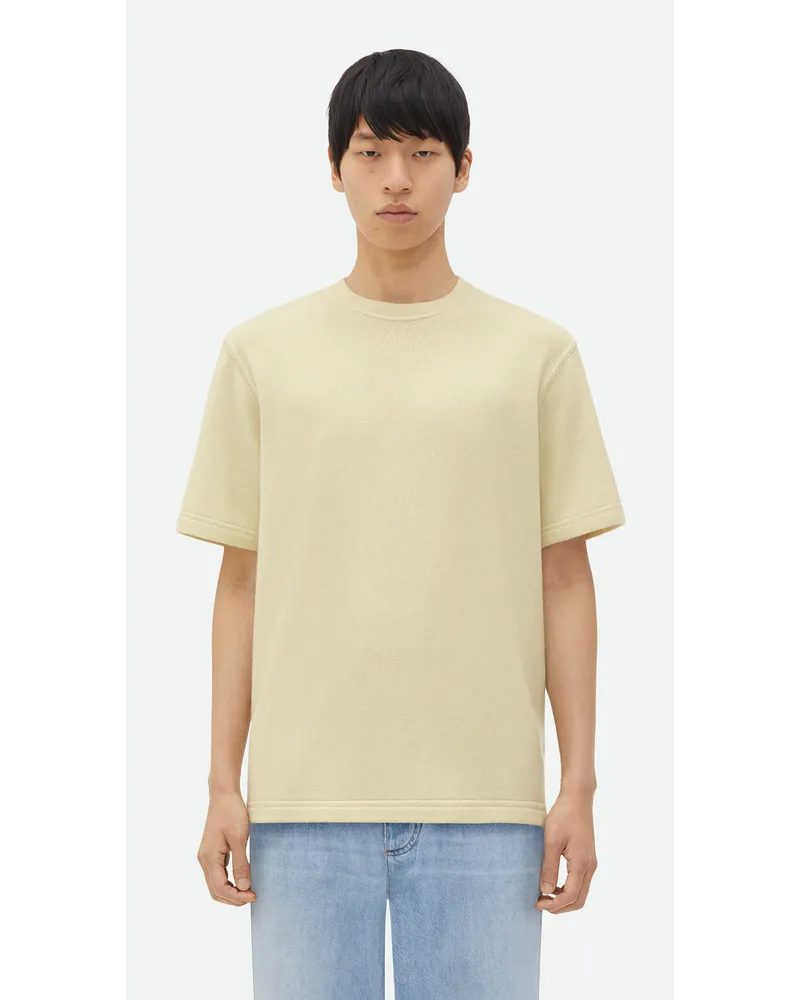 Bottega Veneta Tshirt Aus Kaschmir In Lässiger Passform Frosting