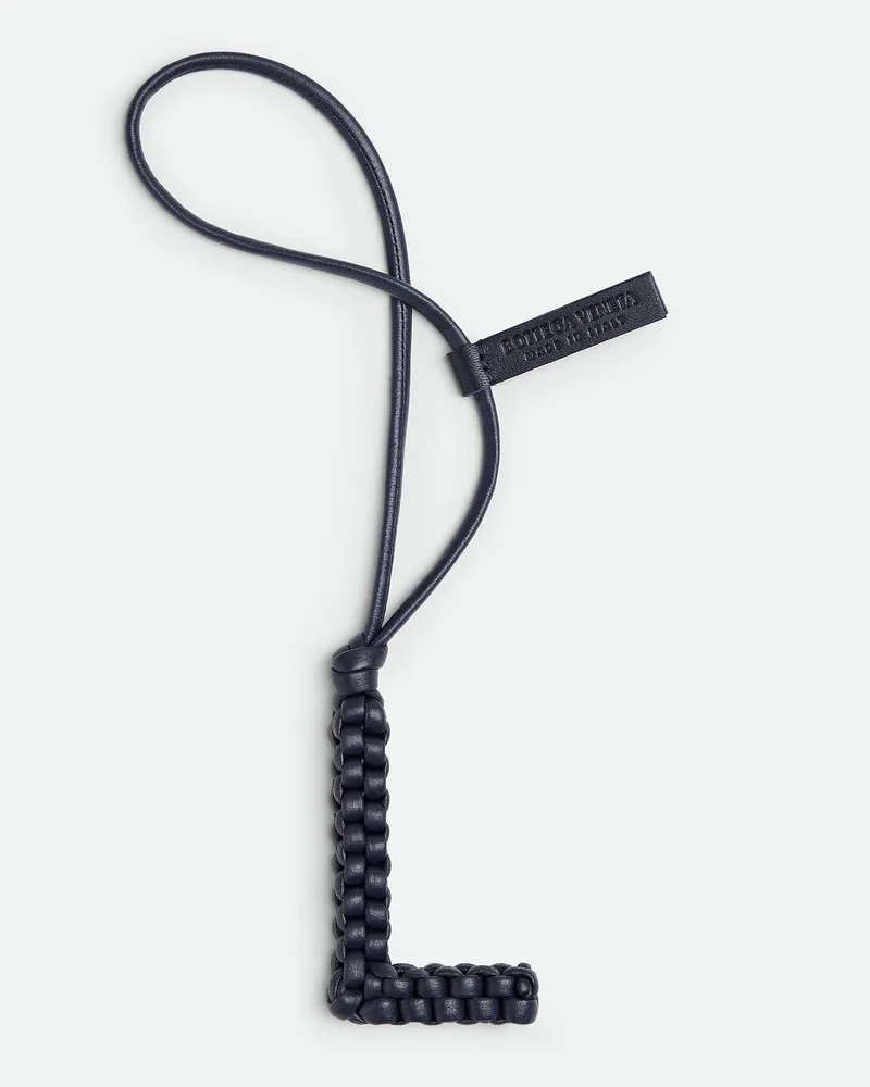 Bottega Veneta Buchstabe L-charm - Blau - Herren - 100 % Lammleder Blau