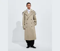 Trenchcoat aus leichter Baumwolle -Beige - Herren