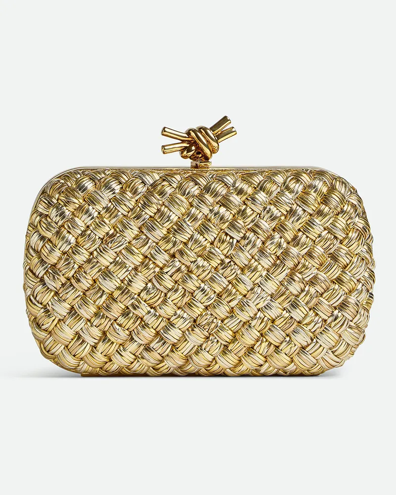 Bottega Veneta Knot - Gold - Damen - 100% Lammleder Gold