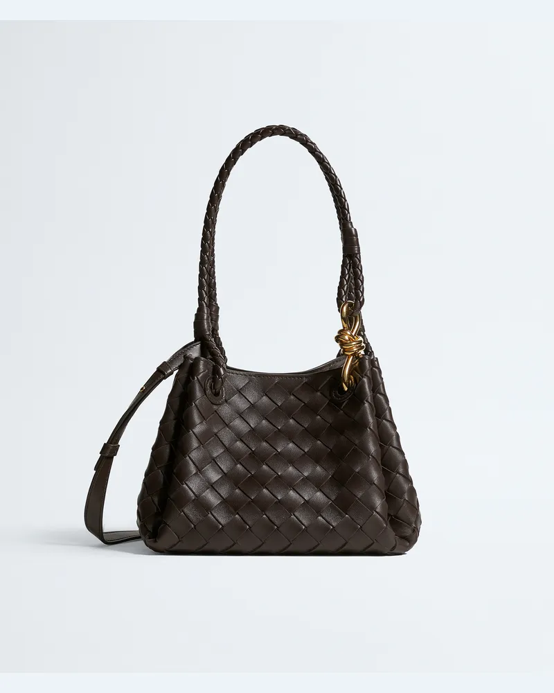 Bottega Veneta Kleine Parachute - Braun - Damen - 100 % Lammleder Braun