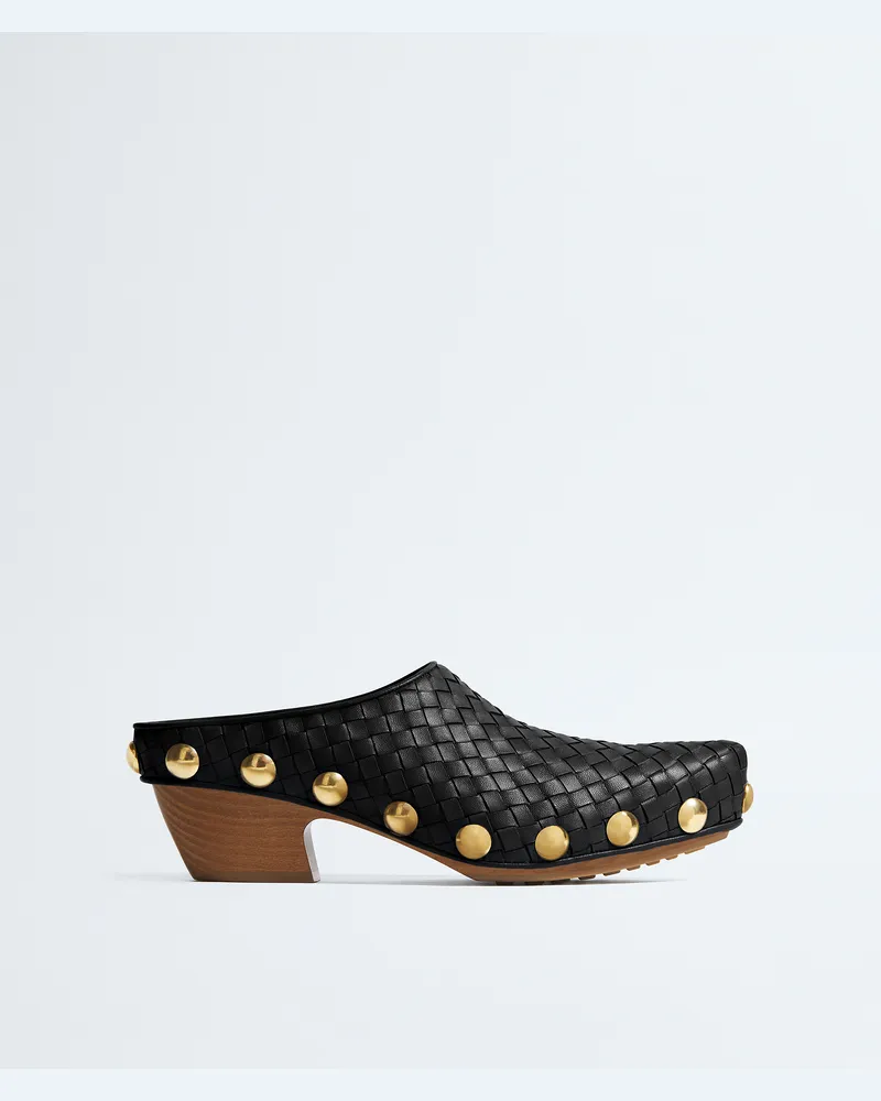 Bottega Veneta Gondola Clog - Schwarz - Damen 100 % Lammleder Schwarz