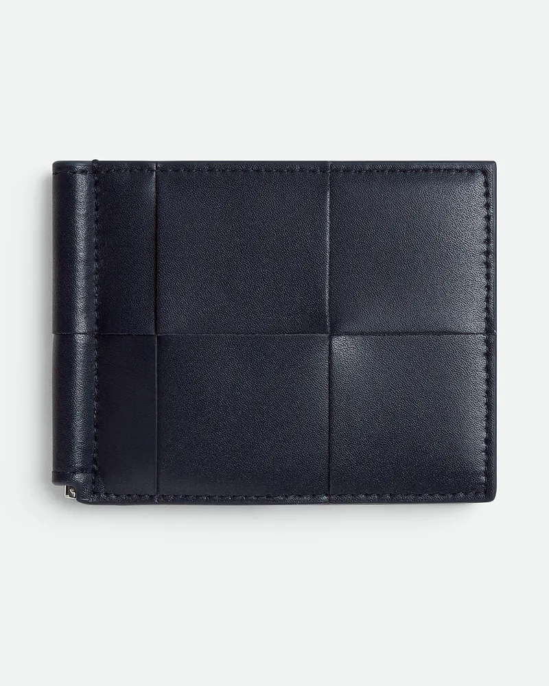 Bottega Veneta Cassette Portemonnaie Mit Geldscheinklammer Space