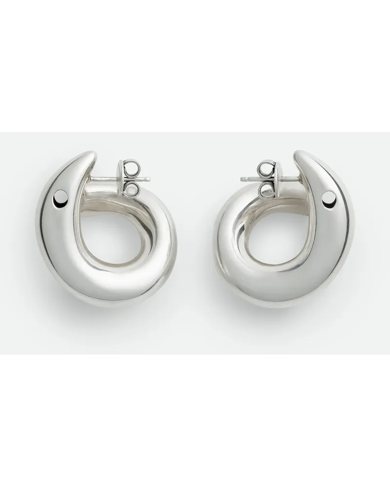 Bottega Veneta Sardine Ohrringe Silver