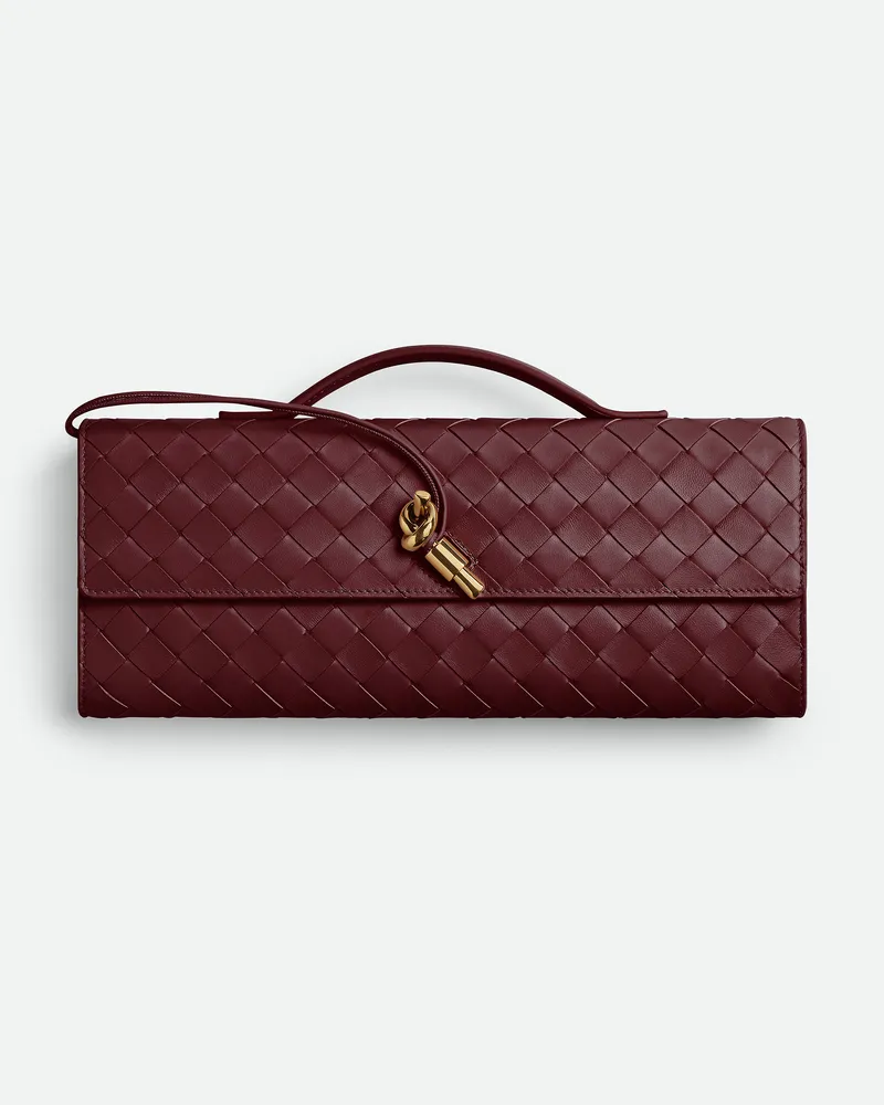 Bottega Veneta Andiamo Clutch - Bordeaux - Damen Bordeaux