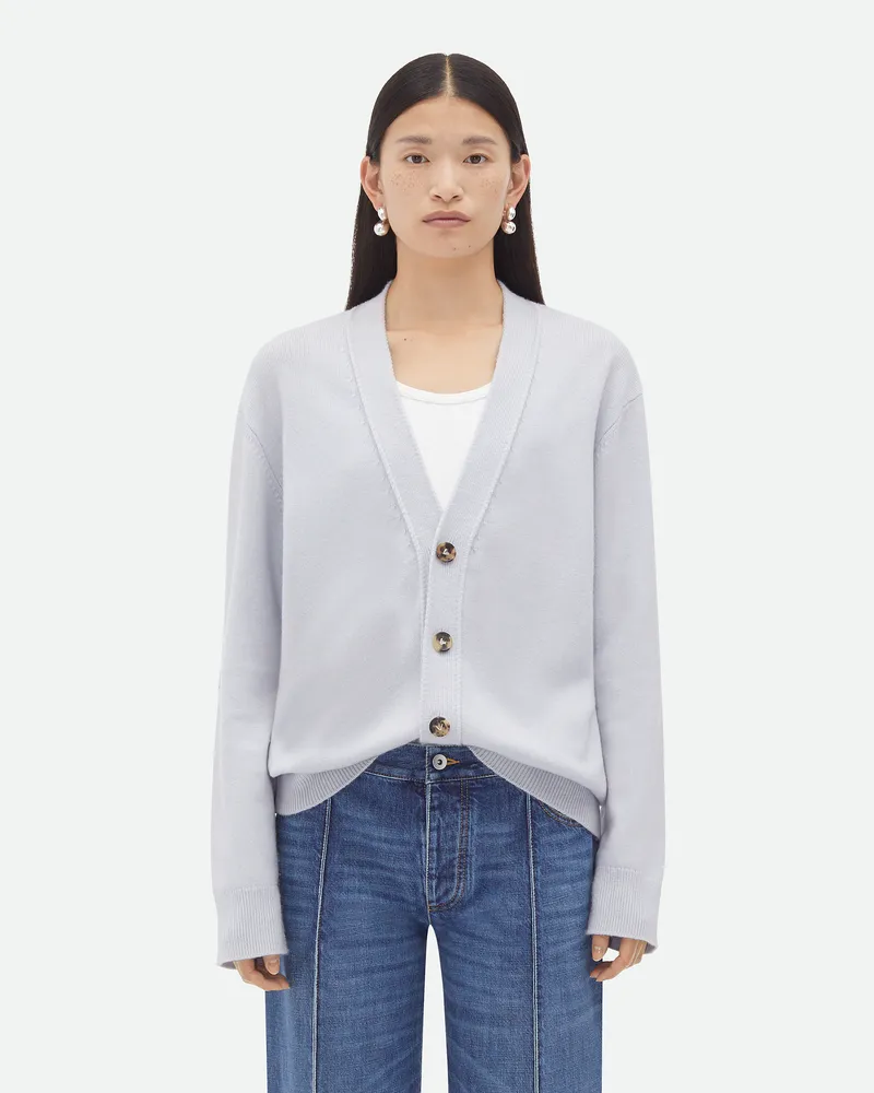 Bottega Veneta Kaschmir-cardigan - Blau - Damen Kaschmir, Polyamid & Elasthan Blau