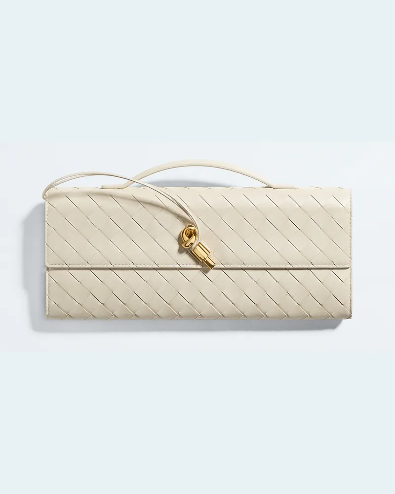 Bottega Veneta Andiamo Clutch-Weiss - Damen Weiss