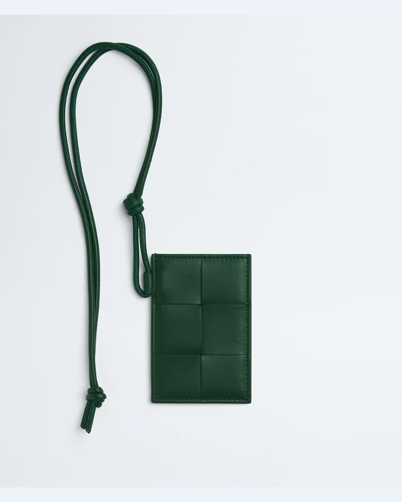 Bottega Veneta Cassette Kartenetui-Grün - Unisex Grün