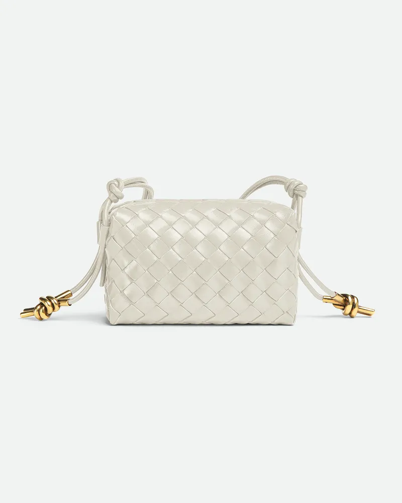 Bottega Veneta Mini Loop Metal Knots Bone
