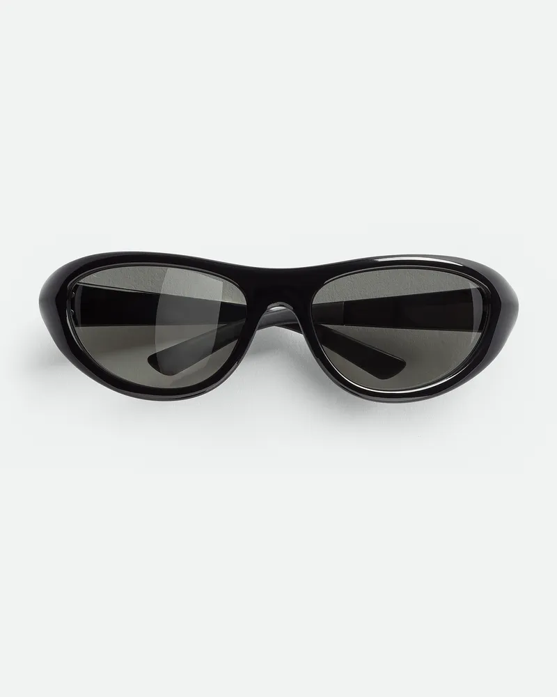 Bottega Veneta Crve Sportliche Sonnenbrille In Cateyeform As Spritzgssazetat Black