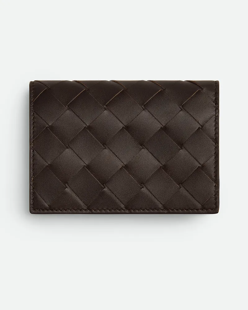 Bottega Veneta Intrecciato Visitenkartenetui Fondant