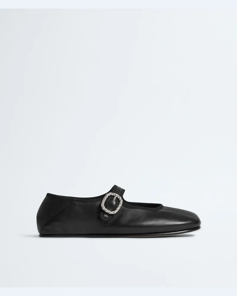 Bottega Veneta Veneziana Mary-Jane Ballerinas-Schwarz - Damen Schwarz