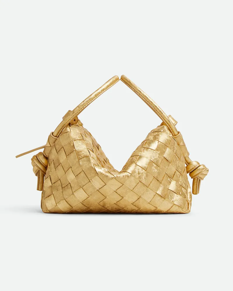 Bottega Veneta Loop Handtasche Gold