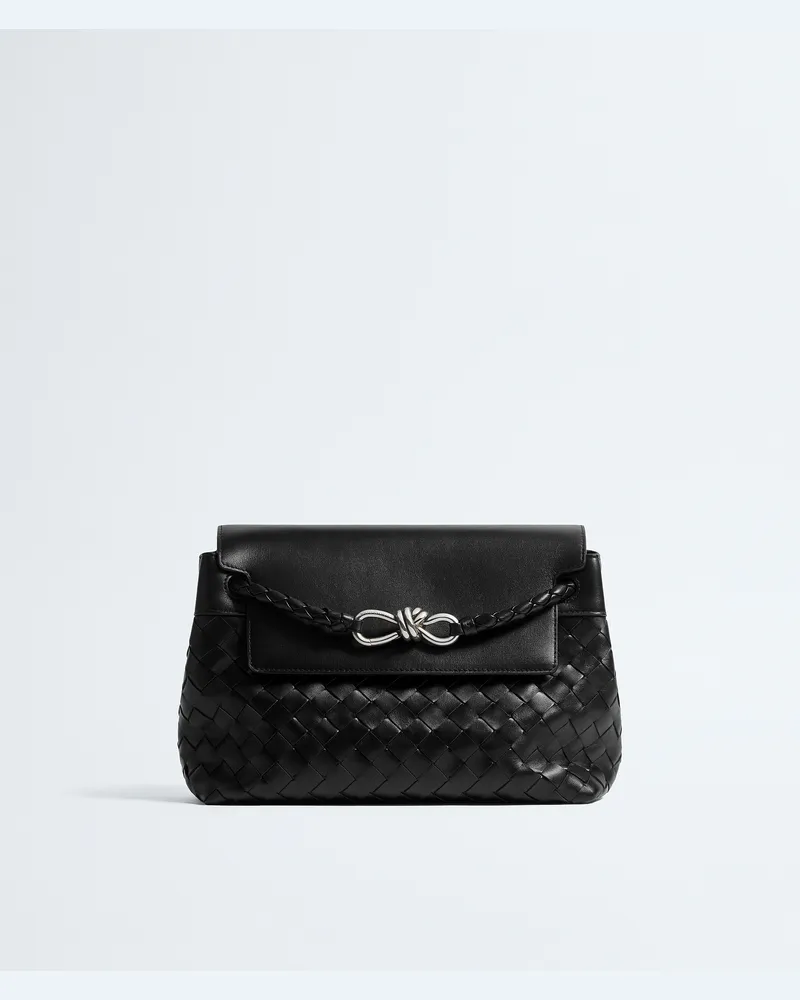 Bottega Veneta Kleine Andiamo Messenger Bag-Schwarz - Herren Schwarz