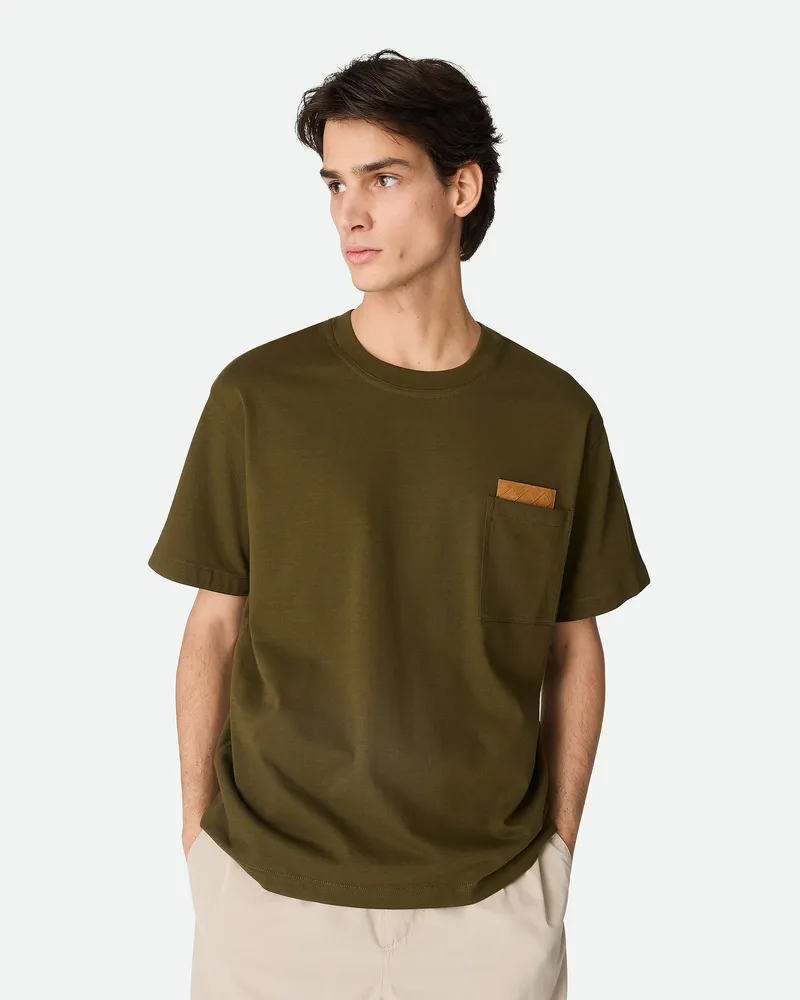 Bottega Veneta Tshirt Aus Pimabaumwolljersey Pine