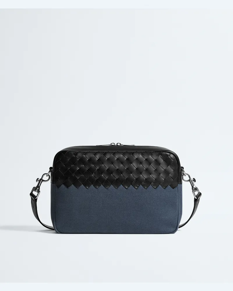 Bottega Veneta Intrecciato Camera Bag-Blau - Herren Blau