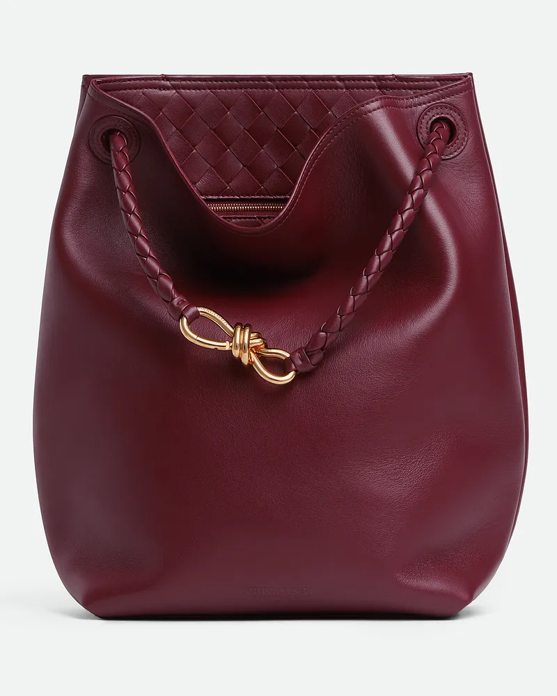 Bottega Veneta Andiamo Beuteltasche Barolo