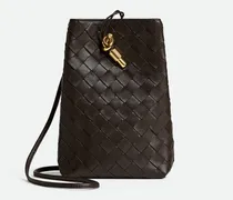 Andiamo Handytasche - Braun - Damen - 100 % Lammleder