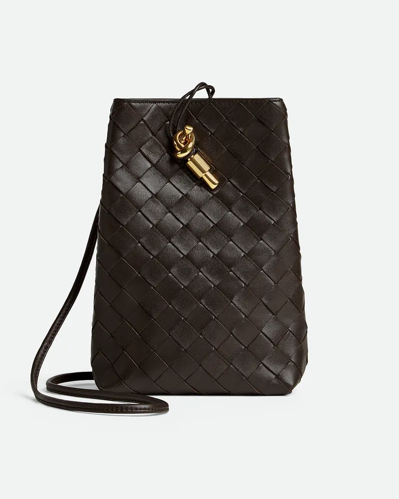 Bottega Veneta Andiamo Handytasche - Braun - Damen - 100 % Lammleder Braun