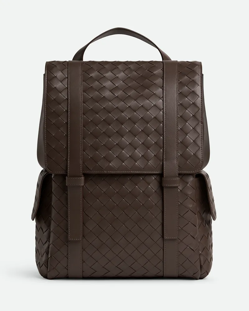 Bottega Veneta Back-to-school Rucksack - Braun - Herren - 100 % Kalbsleder Braun
