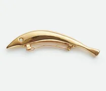 Sardine Haarspange-Gold - Damen