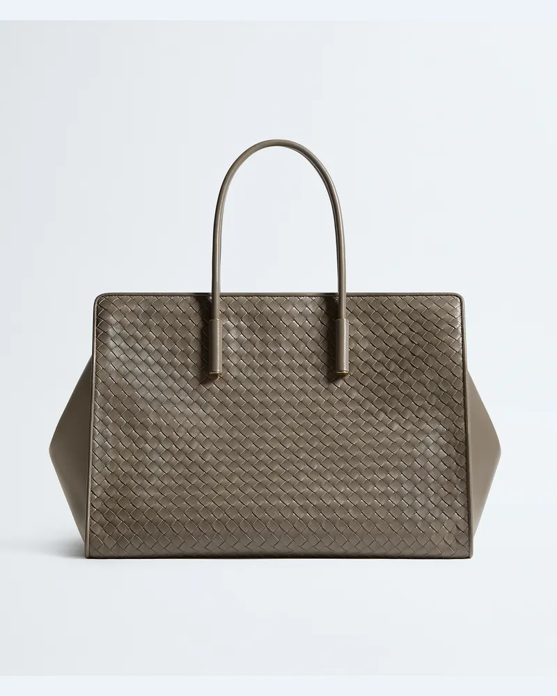 Bottega Veneta Große Barbara Tote Bag - Braun - Damen - 100 % Lammleder Braun