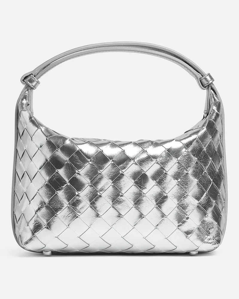 Bottega Veneta Wallace - Silber - Damen - 100% Lammleder Silber