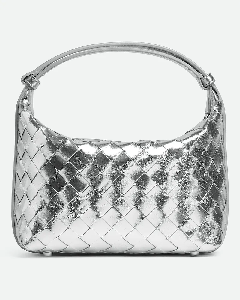 Bottega Veneta Wallace - Silber - Damen - 100% Lammleder Silber